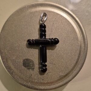 Black Cross Pendant